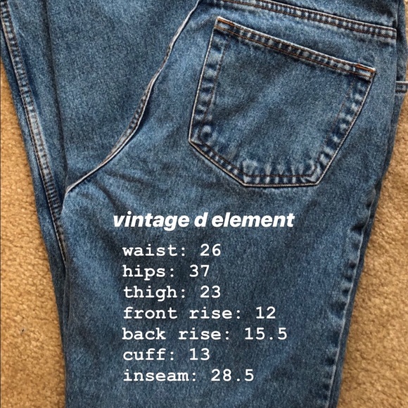 Element D | Jeans | Vintage Petite High Waist Jeans | Poshmark
